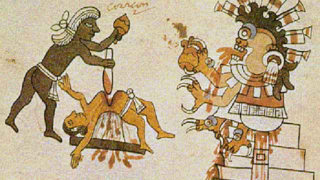 Ацтекские жертвы